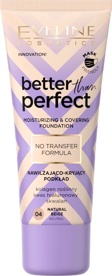 Fondatinë Eveline Cosmetics Better Than Perfect 04 Natural Beige 30ml