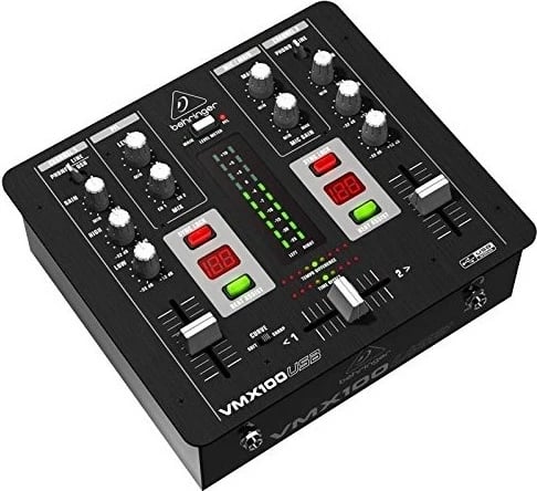 Mikser audio Behringer VMX100USB, 2 kanale, Zi Mikser audio Behringer VMX100USB, 2 kanale, Zi