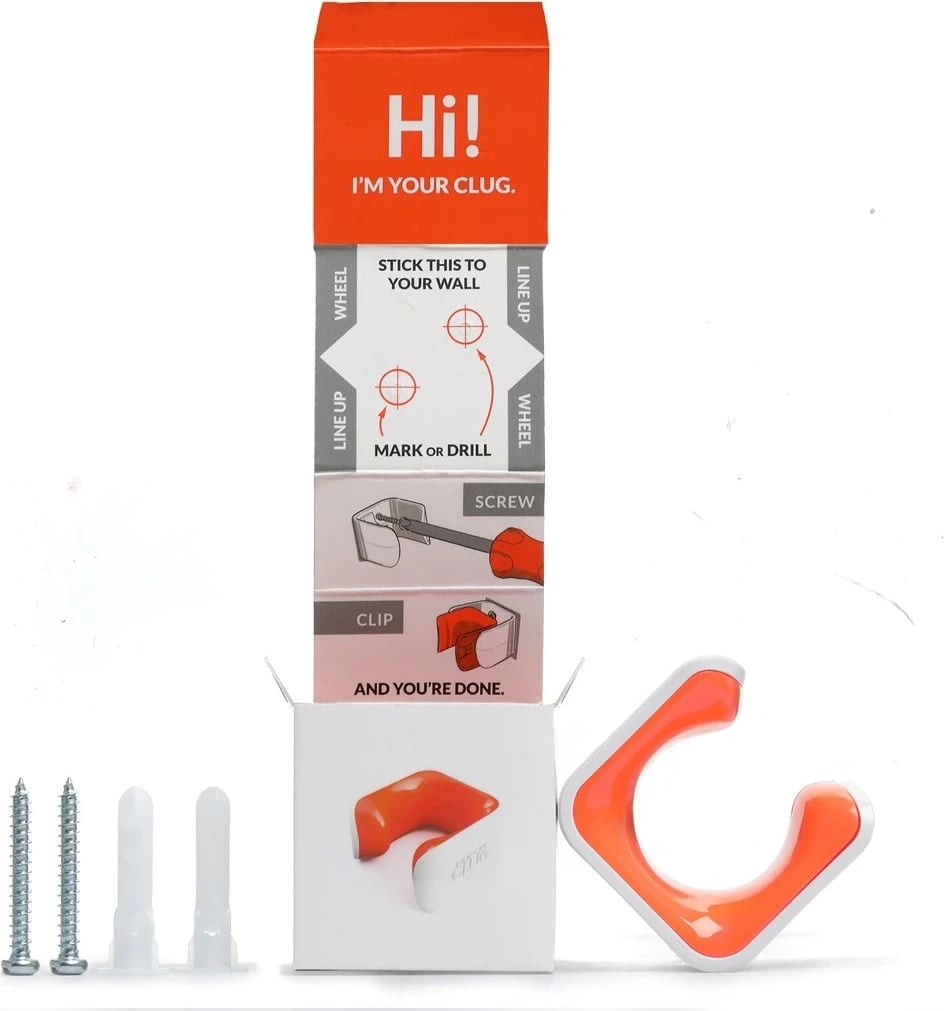 HORNIT Clug Roadie bike holder white/orange RWO2582