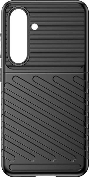 Mbështjellës Hurtel Thunder Case për Samsung Galaxy S24, TPU, zi
