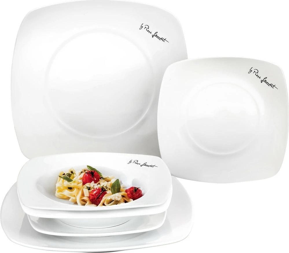 Set pjatash LAMART LT9002, 6 pjesë, të bardha