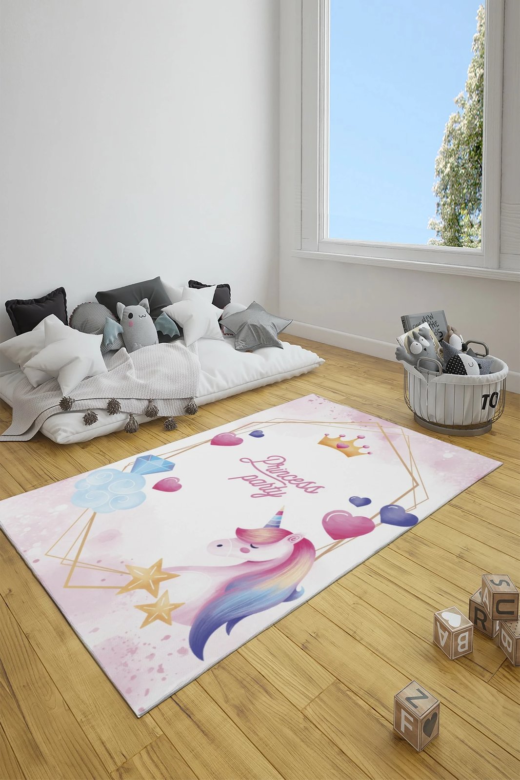 Qilim për fëmijë, shumëngjyrësh, 80x150cm, Conceptum Hypnose, CT-3062