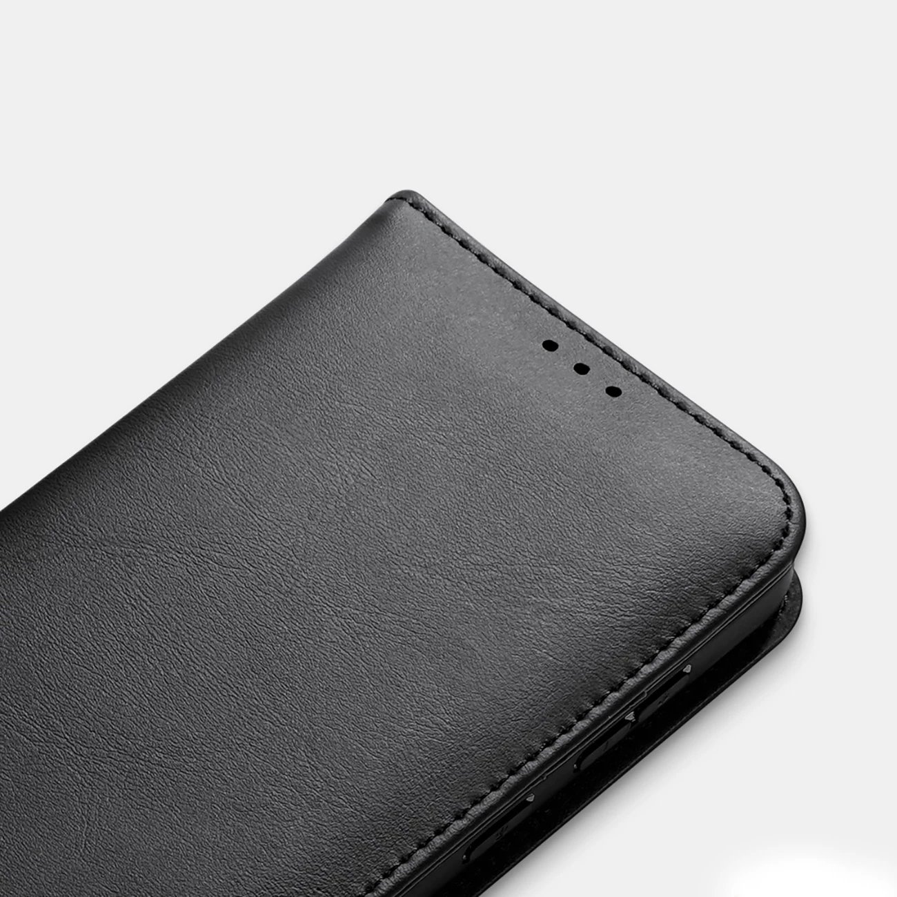 Mbështjellës Dux Ducis Hivo për Samsung Galaxy S25 Edge, me kapak, RFID, i zi