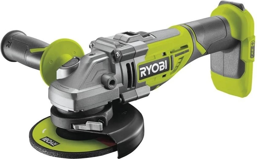 Grinder këndi Ryobi R18AG7-0, 12.5 cm, 11000 RPM, Jeshil