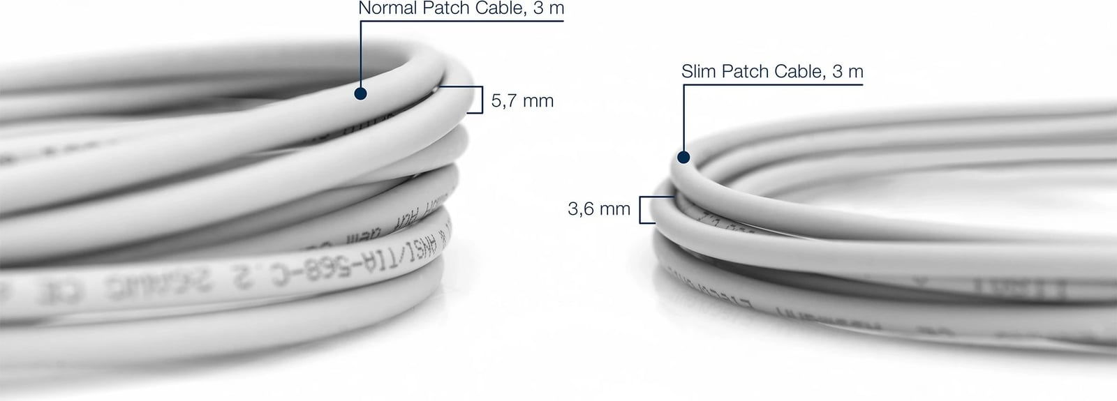 Kabllo rrjeti Digitus CAT 6 U/FTP Slim 10m, RJ-45, gri