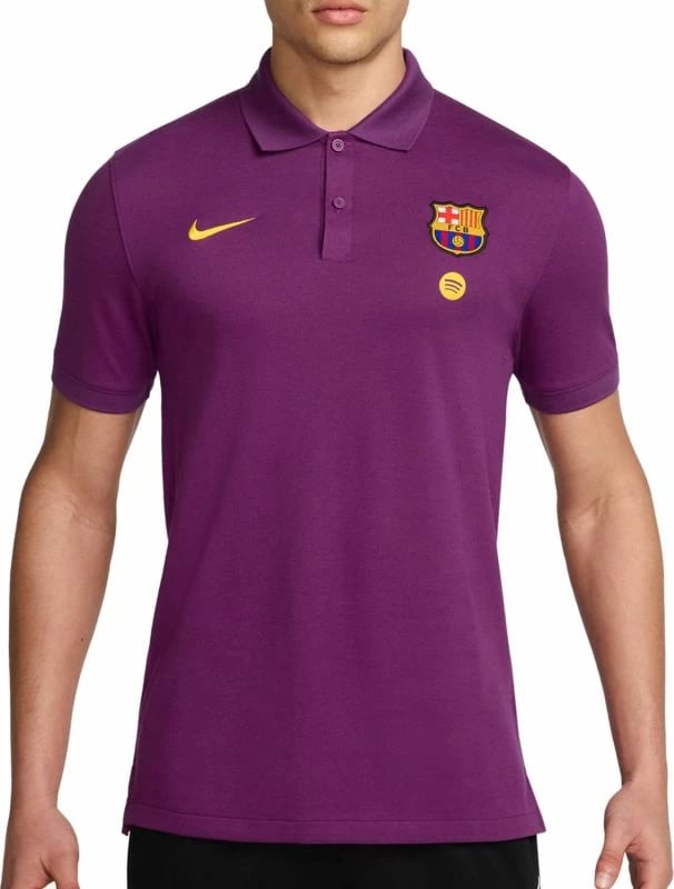 Maicë polo për meshkuj Nike FC Barcelona, vjollcë