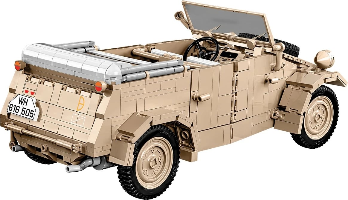 Set ndërtimi Cobi Kübelwagen Typ 82, 1326 pjesë, 1:12, bezhë