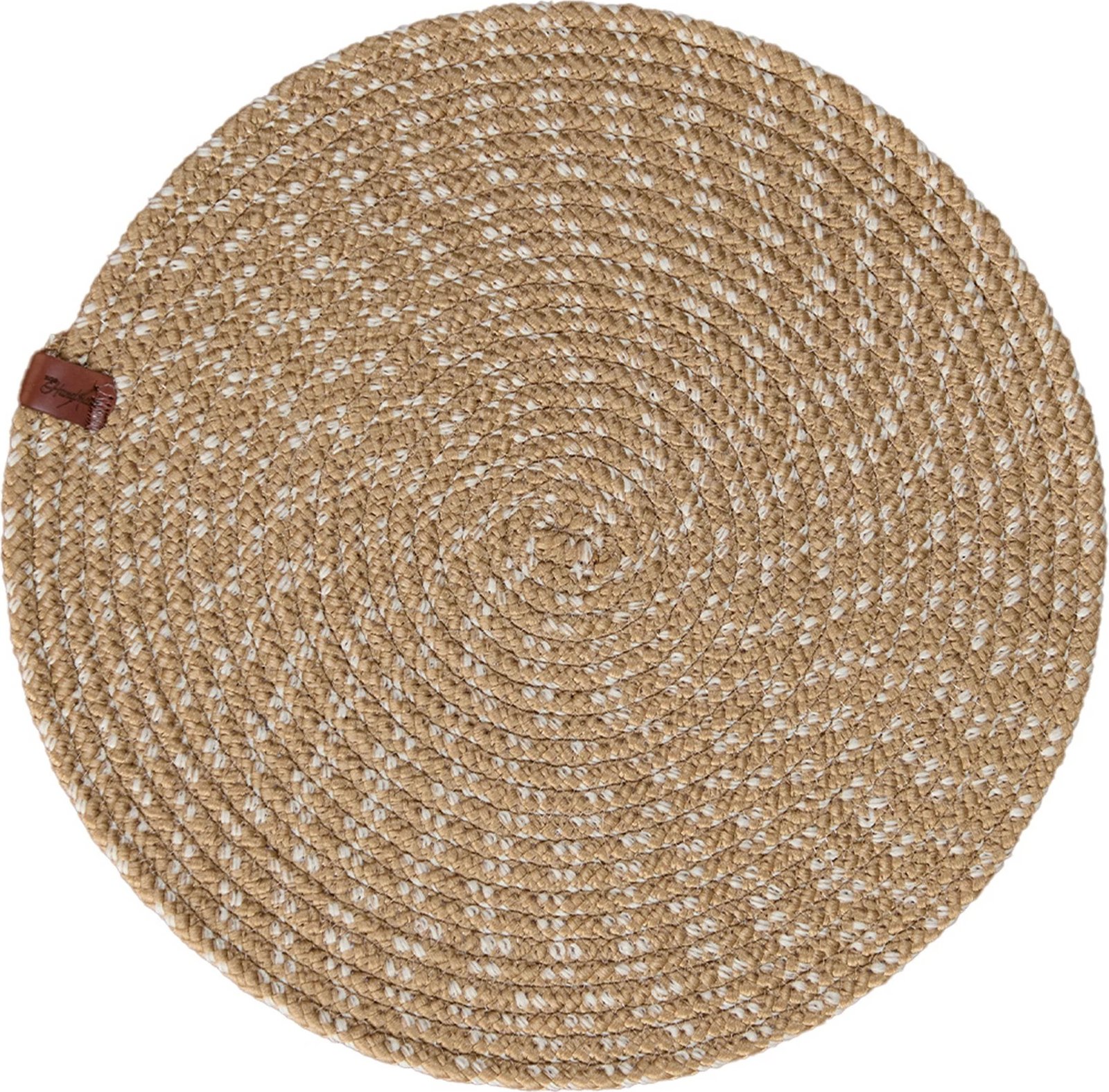 Runner jute, ngjyrë kafe, Coco24028, 34x34cm Runner jute, ngjyrë kafe, Coco24028, 34x34cm