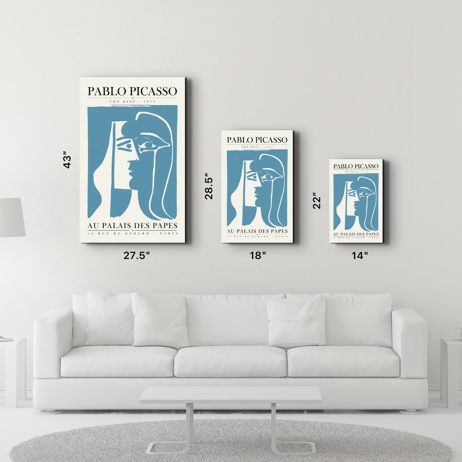 Pikturë dekorative prej xhami të temperuar, Wallity SPR-1154, 46x72cm