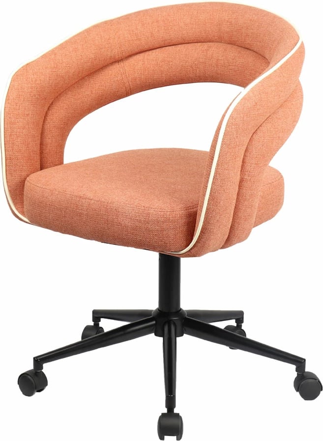 Karrige zyre La Luna, ngjyrë terrakote, 59x56.5x87.5