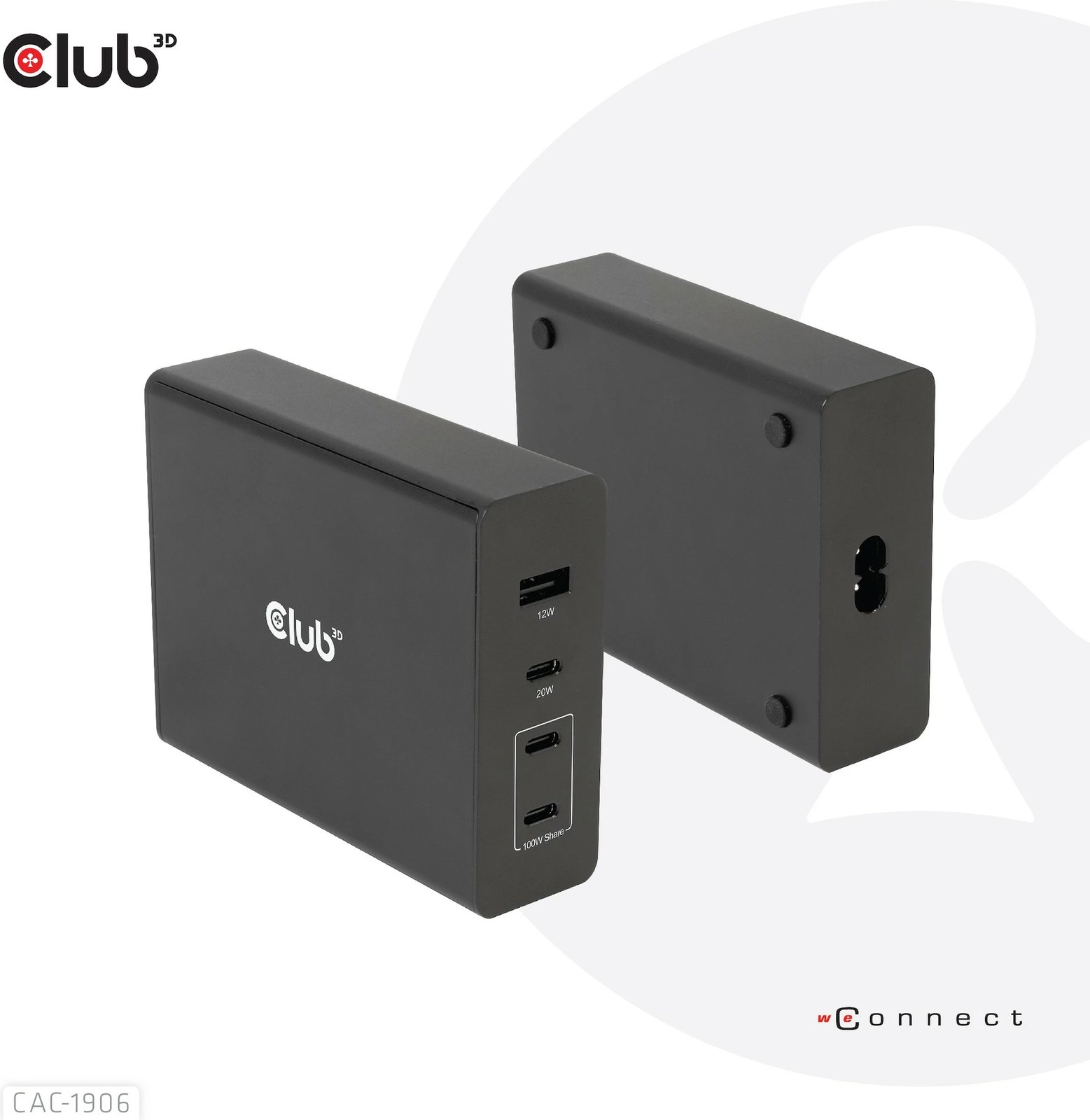 Karikues Club3D 3xUSB Type-C 1xUSB Type-A PD 132W GaN i zi