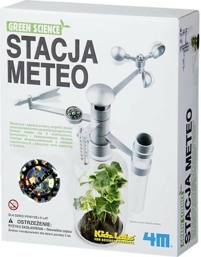 Set shkencor 4m Weather Station, edukativ, për fëmijë, me mini-serë
