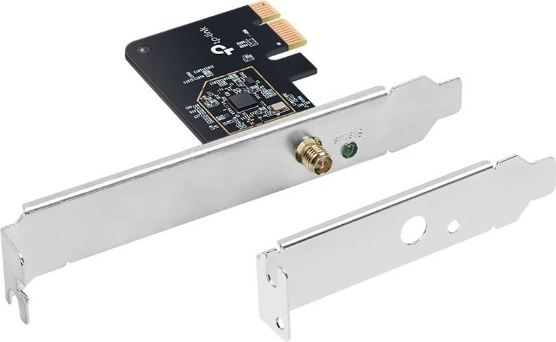 Kartelë rrjeti TP-Link Archer T2E, PCI Express, WLAN, 433 Mbit/s, e zezë, argjendtë