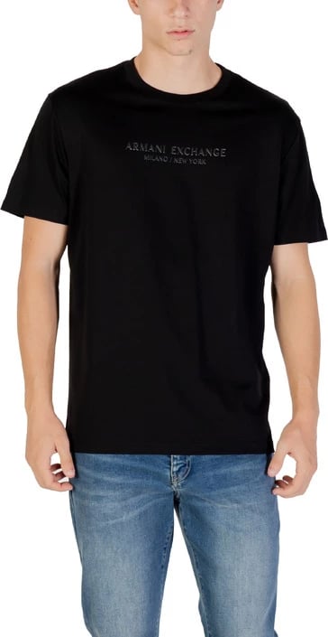 Maicë Armani Exchange për meshkuj, e zezë