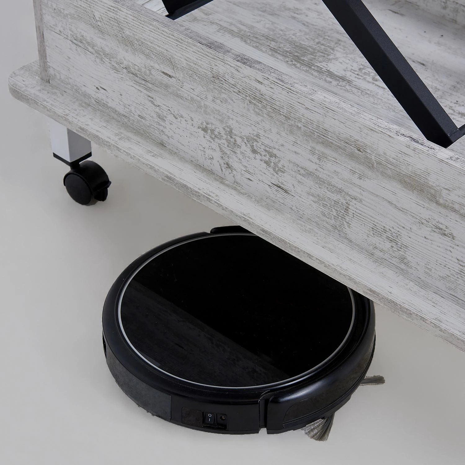 Tavolinë kafeje Skye Decor, Nino, ngjyrë e bardhë antike