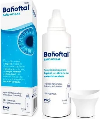 Solucion për larje të syve Bañoftal Baño Ocular 200ml