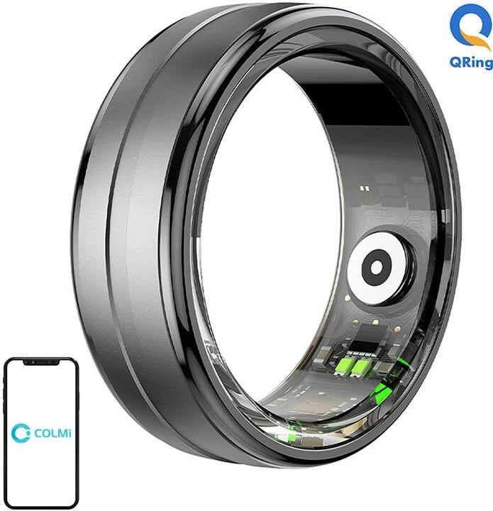 Smartring Colmi R06, 21.3mm, madhësia 12, e zezë