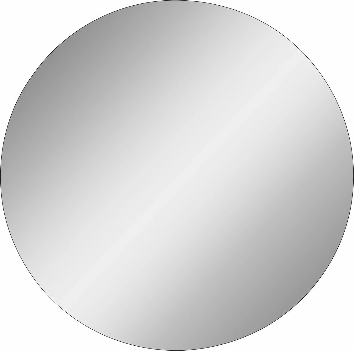 Pasqyrë e rrumbullakët Hanah Home, ngjyrë argjendi, diametër 40 cm