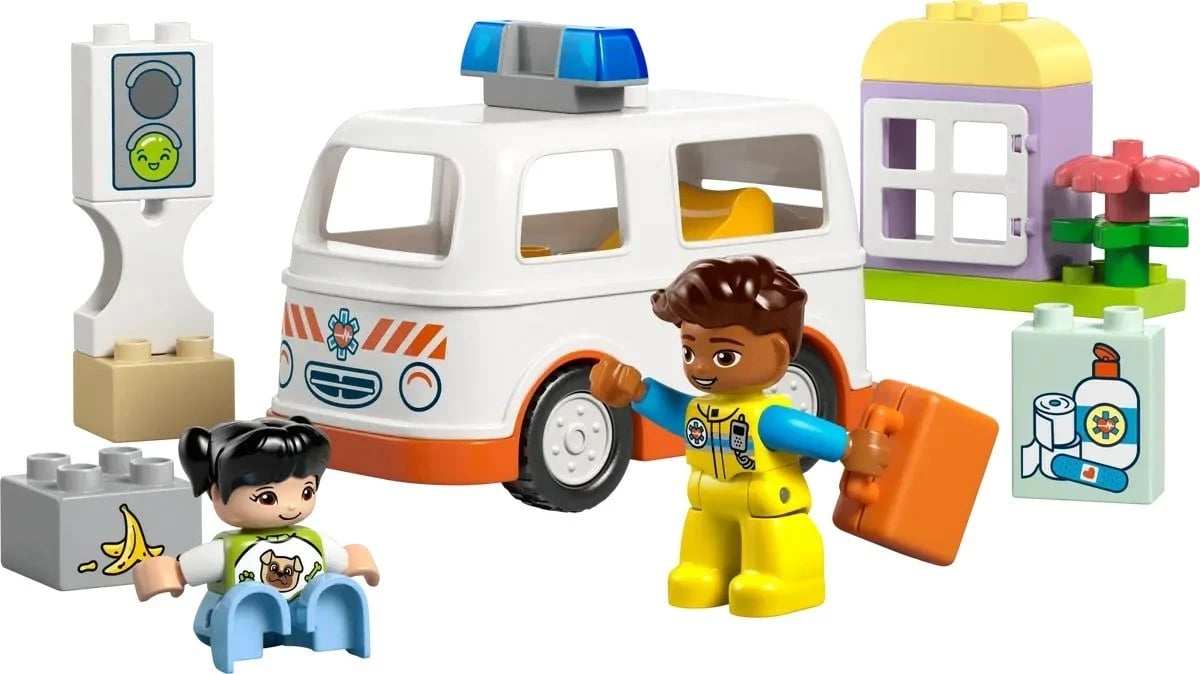 Set LEGO DUPLO 10447 Ambulancë me shofer Set LEGO DUPLO 10447 Ambulancë me shofer