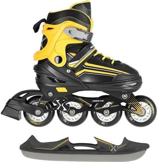 Patina NILS eXtreme NH18190 2in1, për unisex, M (34-38), e zezë/portokalli