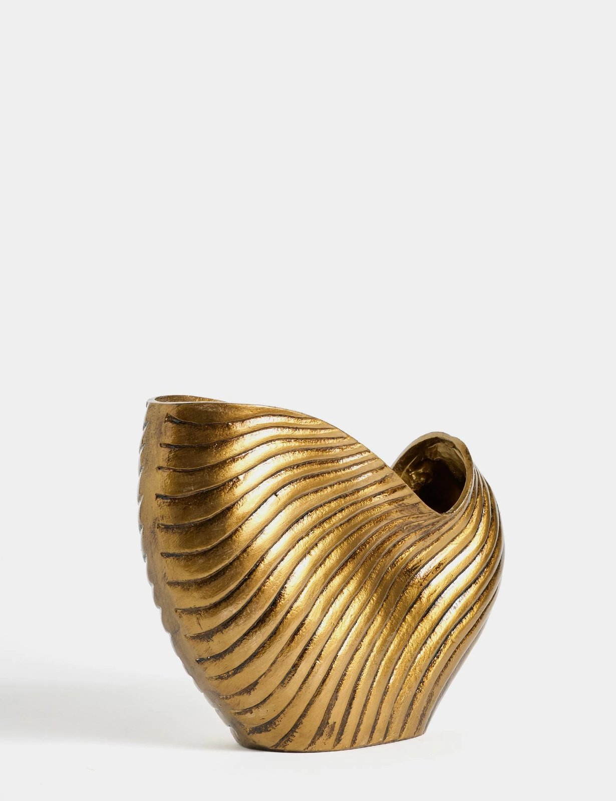 Objekt dekorativ Evila Originals, ngjyrë ari antik, oyster