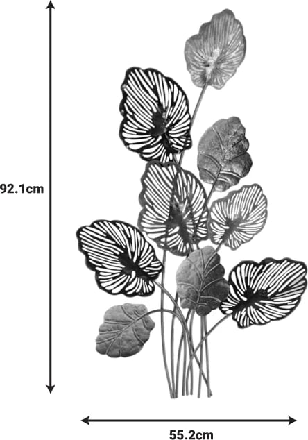 Dekor muri Irida Inart metal shumëngjyrësh 55.2x2.5x92.1cm