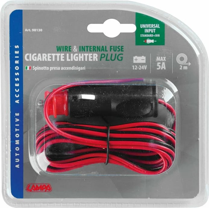 Ndezes Cigare 12-24v 5a 2m Ndezes Cigare 12-24v 5a 2m