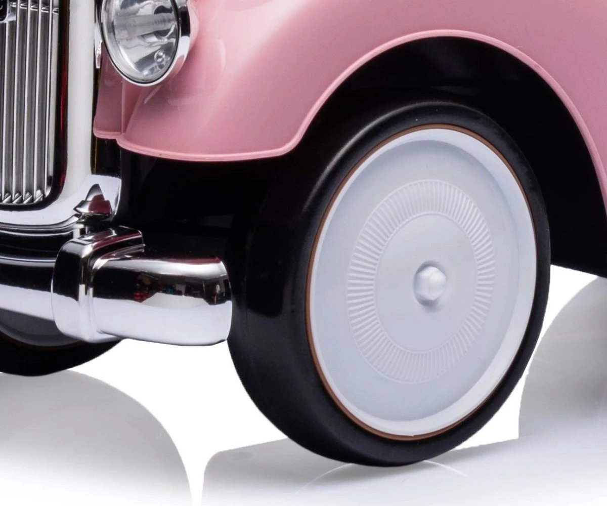 makinë ride-on fëmijë, Milly Mally Royce 5474, rrota EVA, timon me borinë, ngarkesë 25 kg, rozë