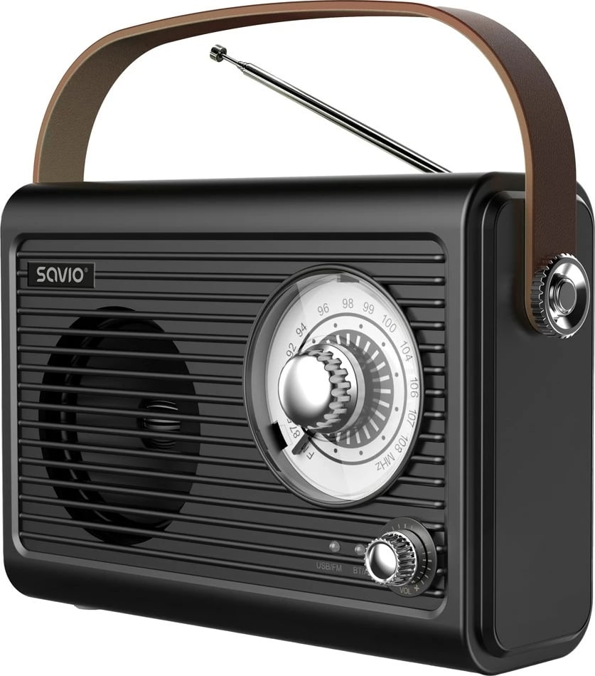 Radio portabile Savio RS-01, FM, USB, e zezë