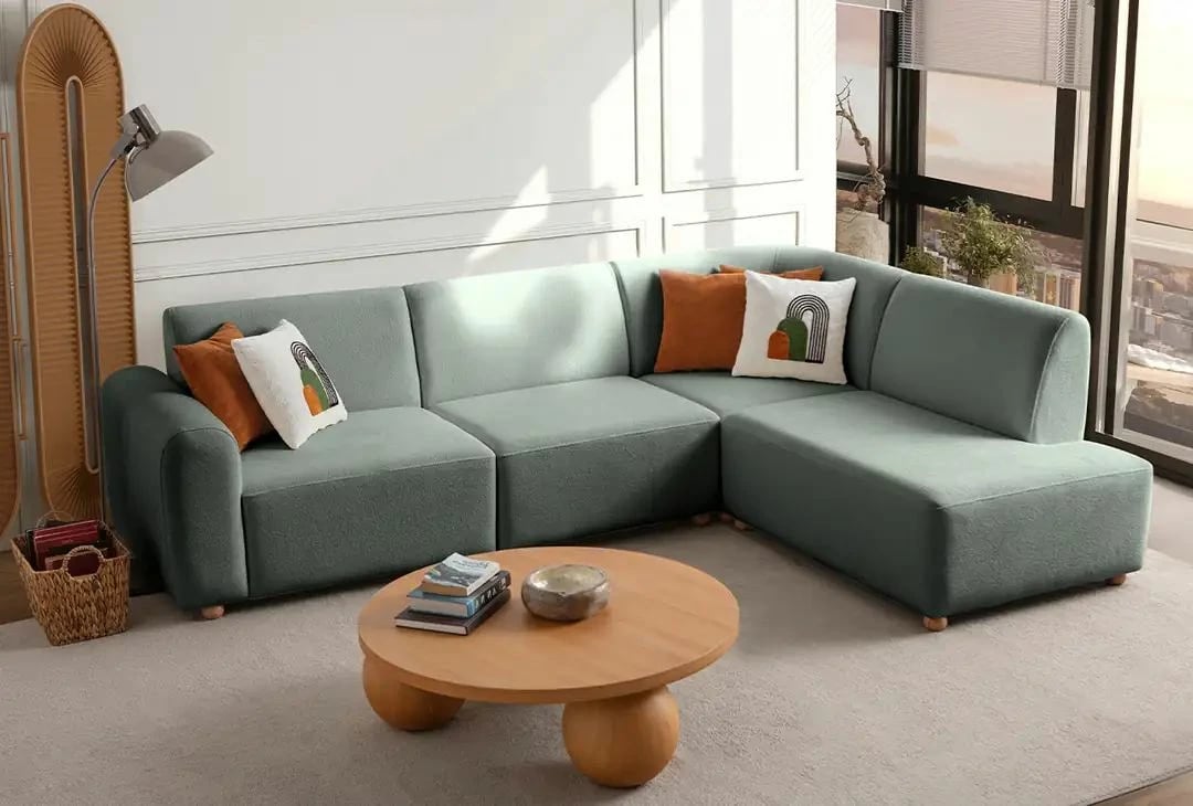 Këndare S-Loft, ngjyrë jeshile deti, Atelier del Sofa