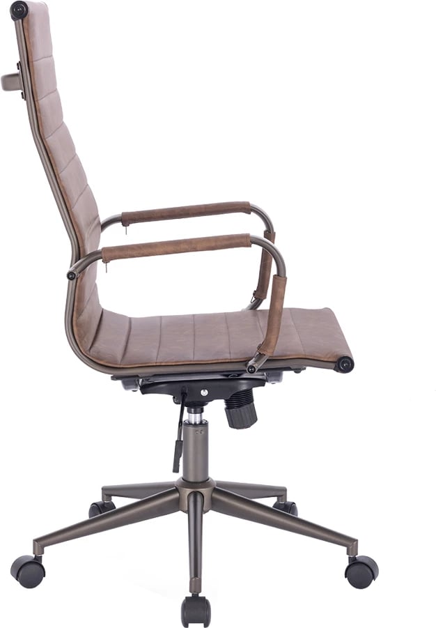 Karrige zyre AVANT, ngjyrë kafe-gunmetal, 55.5x63x118