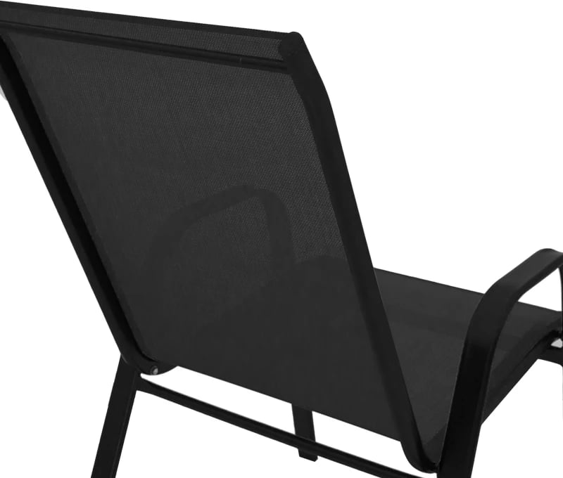 Karrige për kopsht Calan, 55x75x90cm, metal/e zezë