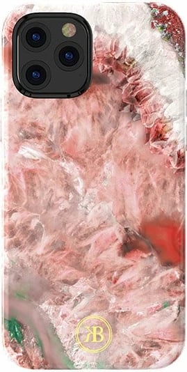 Mbështjellës Kingxbar Agate Series për iPhone 12 mini, Kuq