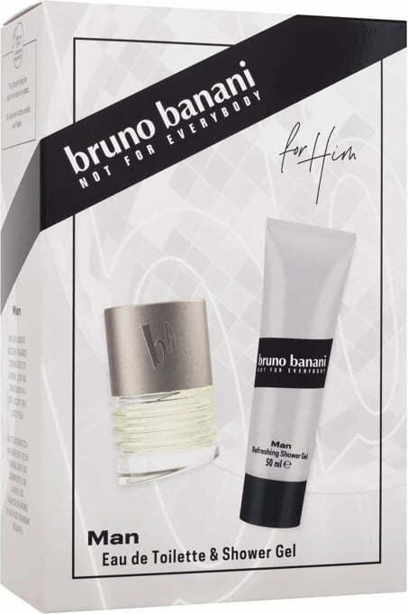 Set Eau de Toilette dhe xhel dushi për meshkuj Bruno Banani 30ml + 50ml
