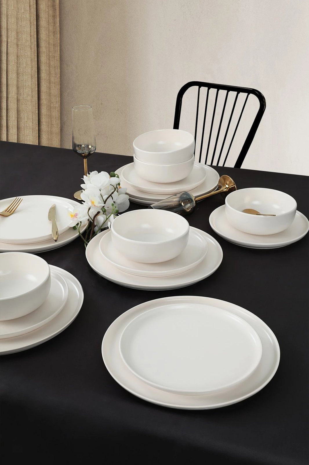 Set enësh darke qeramike (18 copë), Hermia Concept, X0001347000000000000000000