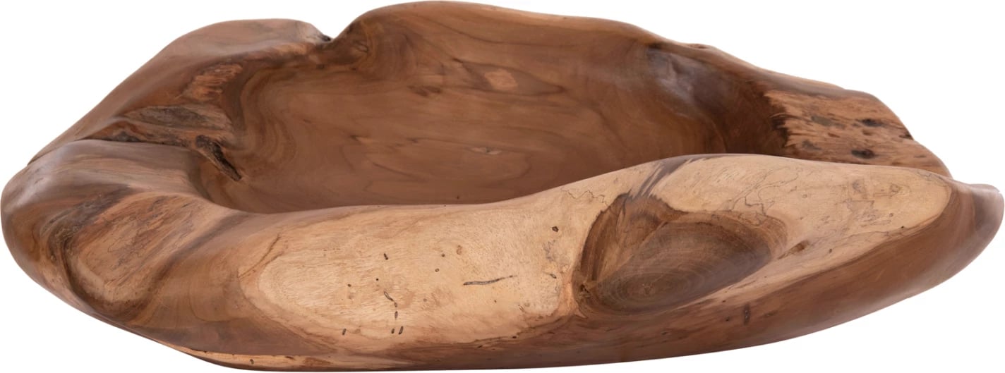 Enë dekorative tavoline, dru tik, ngjyrë natyrale, NOKI FH18297, 60x46x15cm Enë dekorative tavoline, dru tik, ngjyrë natyrale, NOKI FH18297, 60x46x15cm