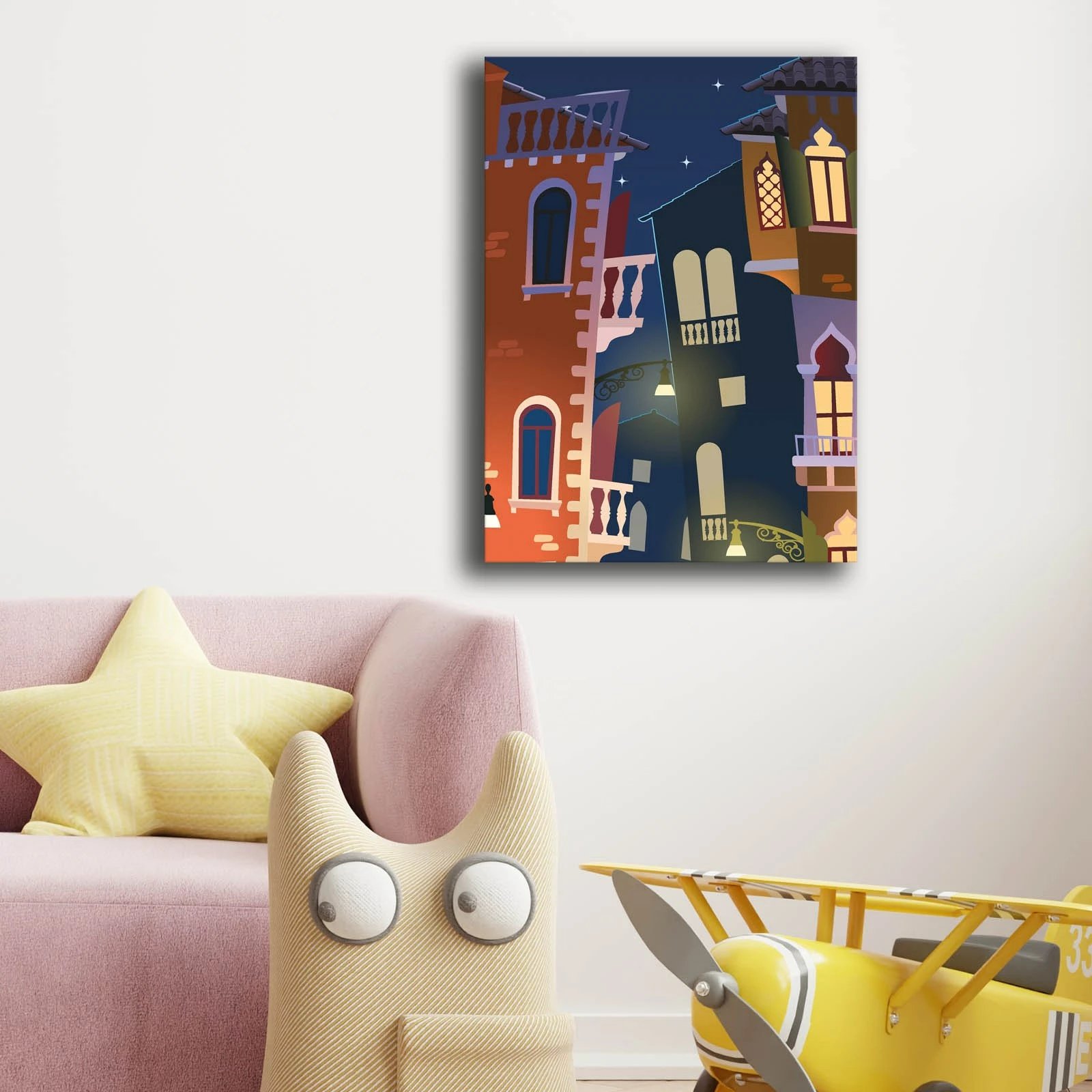 Pikturë dekorative në kanavacë, shumëngjyrëshe, Wallity, 28x38cm