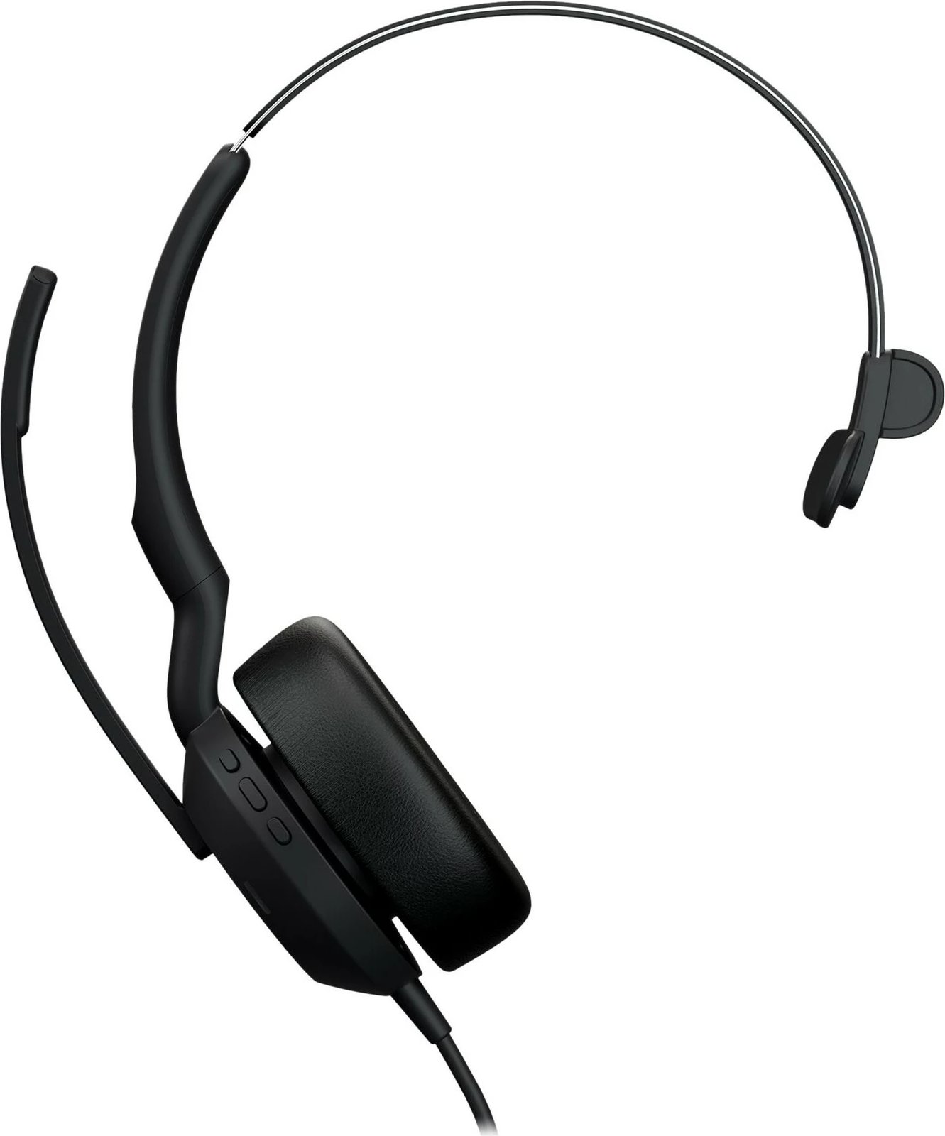 Kufje Jabra Evolve2 50, USB-A UC Mono, Wired, Office/Call center, 20 - 20000 Hz, 99 g, Black Kufje Jabra Evolve2 50, USB-A UC Mono, Wired, Office/Call center, 20 - 20000 Hz, 99 g, Black