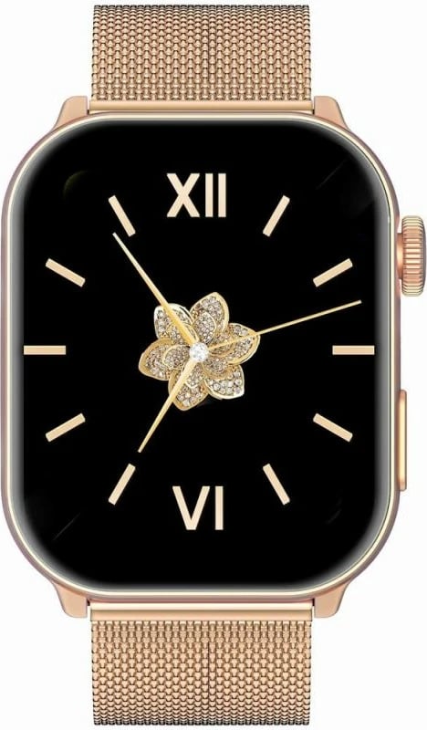 Smartwatch për femra Gravity, rozë e zezë