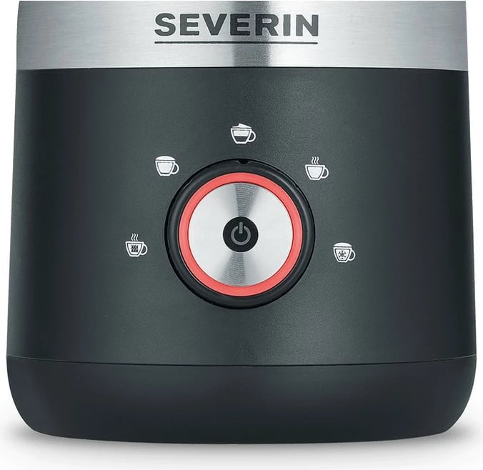 Rrahëse qumështi Severin 3588, elektrike dore, 0.3L, inox, e zezë/argjendtë