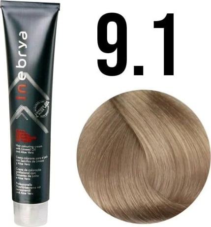 Ngjyrë për flokë Inebrya 9/1 Bionde shumë e qelët,e hirit, 100 ml