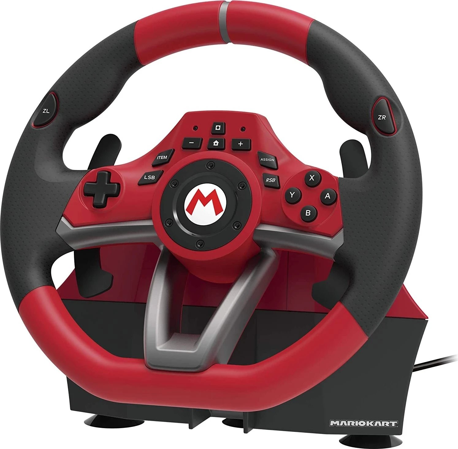 Timoni Nintendo Switch Mario Kart Racing Wheel Pro DELUXE, 28 cm, i zi-kuq