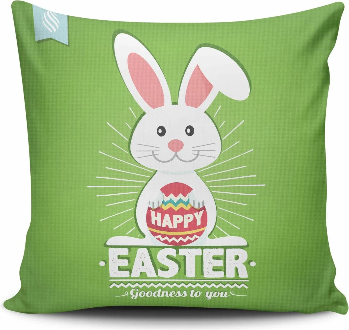 Jastëk Aberto Design, EASKRL-10, shumëngjyrësh, 43x43cm