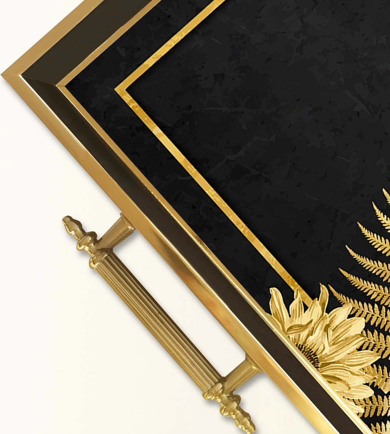 Tabaka xhami elegante, shumëngjyrëshe, Aberto Design, TPA9773, 50x29x3.5cm Tabaka xhami elegante, shumëngjyrëshe, Aberto Design, TPA9773, 50x29x3.5cm
