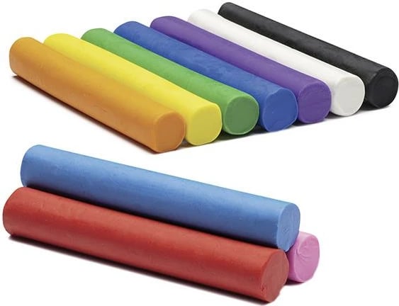 Plastelinë Carioca në shkopinj, 10 Ngjyra, 200gr