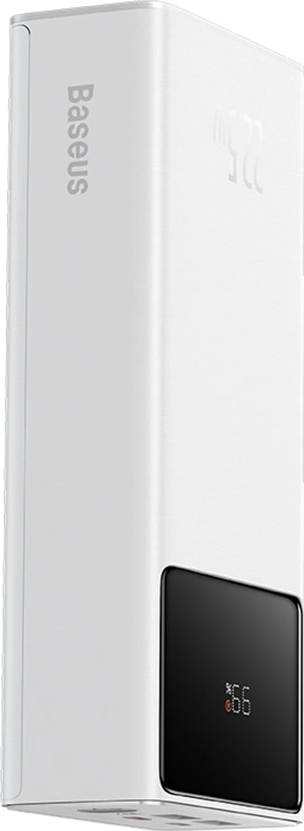 Powerbank Baseus EnerFill FP41, 30000mAh, 22.5W, me kabllo USB-A në USB-C, Bardhë