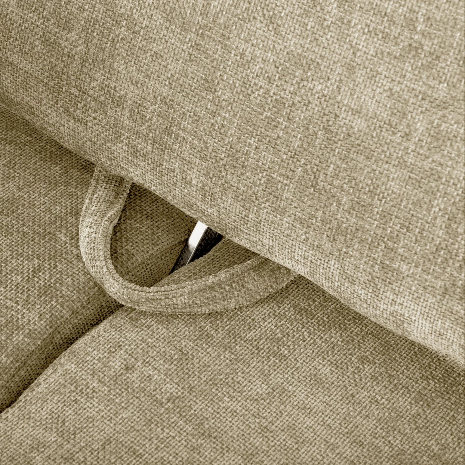 Divan-krevat këndor (majtas) CONVERT FH3268.01L, pëlhurë ecru, 283x188x100H cm