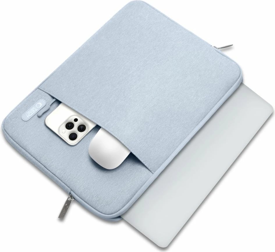 Mbështjellës laptopi Tech-Protect Sleeve, 13-14 inç, Kaltër