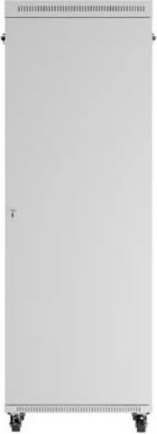 Kasë serveri Lanberg FF01-8047-12SL, 47U, me derë xhami, LCD, Gri