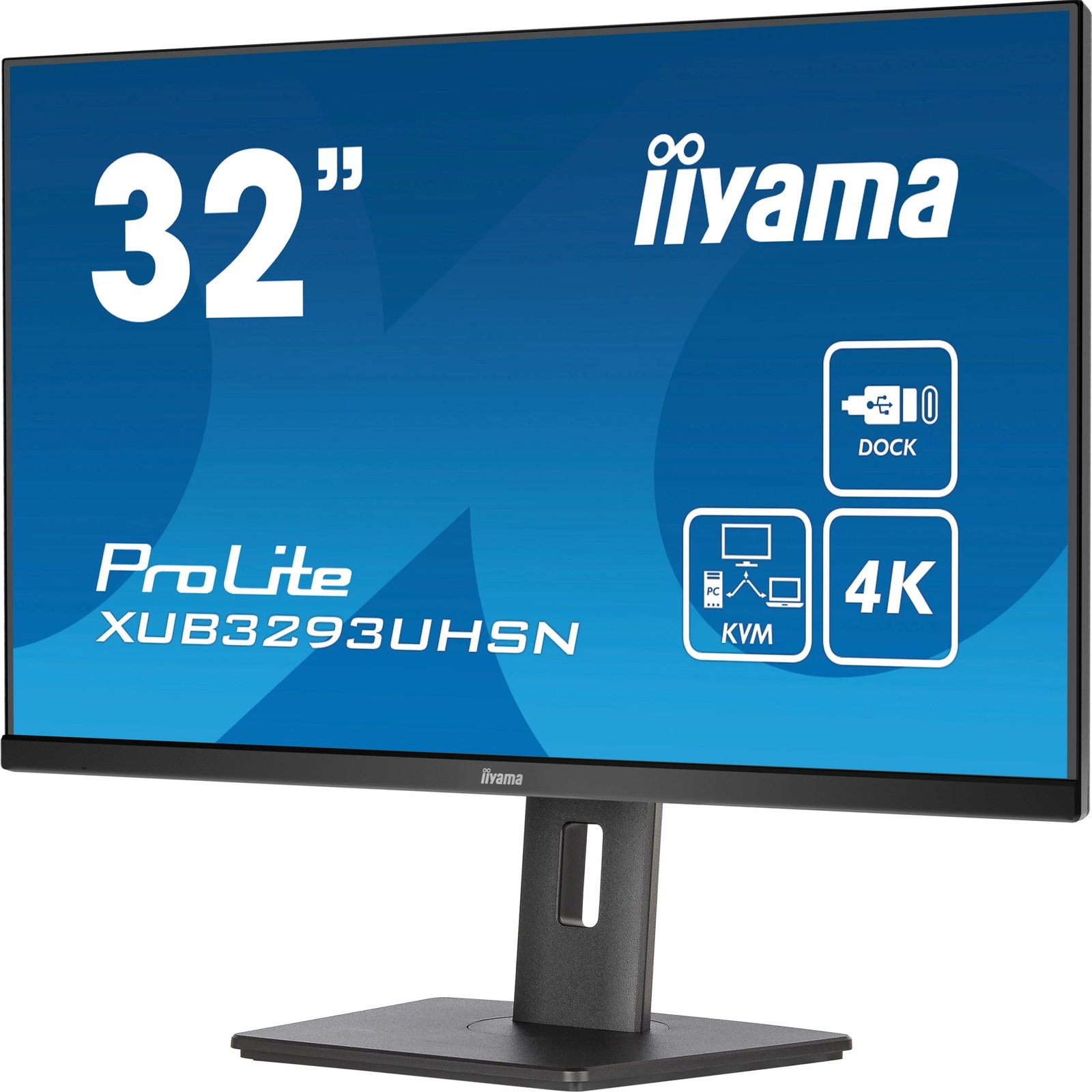 Monitor iiyama ProLite XUB3293UHSN-B5, 80 cm (31.5"), 4K Ultra HD, LCD, i zi